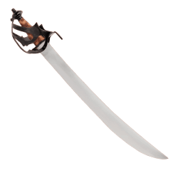 Windlass The Corsair Cutlass Barbary Pirate Sword with Leather Scabbard