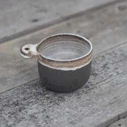 Lemmel Kaffe Keramikkåsa "Al" svart