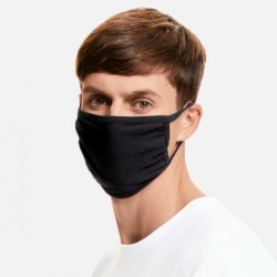 Fruit of the Loom Face Mask 3-ply - Black