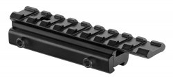 Black Ops Adapter 9-11 mm Dovetail - 21mm Weaver/Picatinny