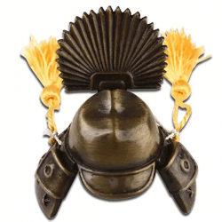 Master Cutlery Samurai Metal Helmet Paperweight