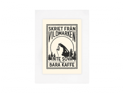 Lemmel Kaffe Poster - Skriet Från Vildmarken A2