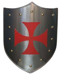 Marto Shield Red Templar Cross