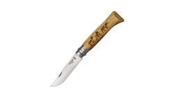 Opinel No8 Wildlife "Dogs" Stainless Steel Knife Beech Wood