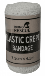 Rhino Rescue Elastic Crepe Bandage - 7.5cm x 4.5m