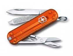 Victorinox Classic SD Transparent - Fire Opal