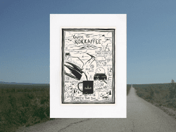 Lemmel Kaffe Poster - Guide to Kokkaffe A2