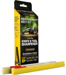 Work Sharp Diamond Sharpening Belts WSKTS - For Ceramic Knives 2pcs