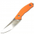 Y-Start Fixed Blade Knife Orange Kydex Sheat