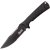 Elite Tactical Bowie Serrated Black - Fixed Blade Knife