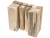 BeaverCraft BW10 Wood Carving Blocks Set of Basswood - Walnut