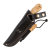 Joker Scandi Bushcraft Knife - Curly Birch