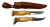 Wood Jewel Kaksoispuukko Double Knife with Opening Knife