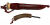 Wood Jewel Fire Knife med Tändstål