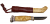 Wood Jewel Carving Knife 8,5cm with a Birch Sheath