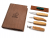 BeaverCraft S09Set of 4 Knives in a Book Case