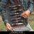 BeaverCraft S50X Deluxe Large Wood Carving Set With Walnut Handles