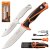 Elk Ridge Trek Interchangeable Fixed Blade Knife, Drop Point and Gut Hook Blades