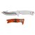 Elk Ridge Trek Interchangeable Fixed Blade Knife, Drop Point and Gut Hook Blades