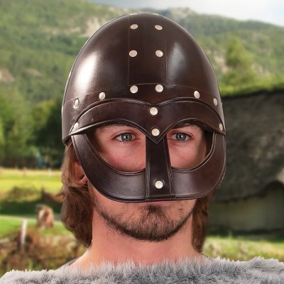 Windlass Leather Vendel Viking Helmet