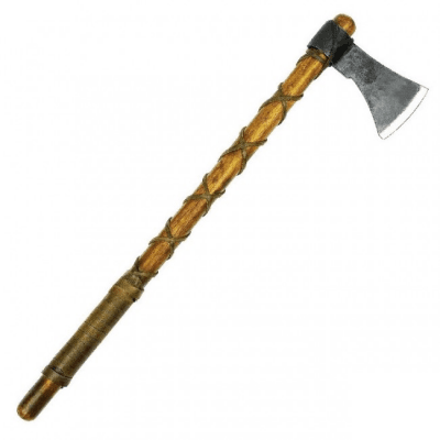 Lord of Battles Viking Warrior Axe - Leather Wrapped Handle