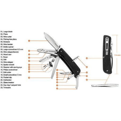 Ruike L51-B Multi Tool Linerlock