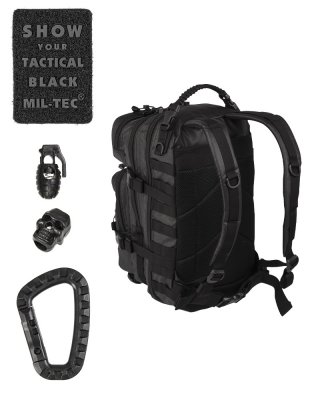 Mil-Tec US Assault Tactical Pack 20L - Black
