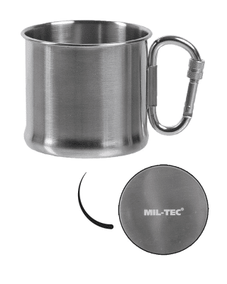 Mil-Tec Steel Karabiner Cup 500ml