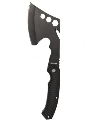 Mil-Tec Black Axe with Tools and Pouch