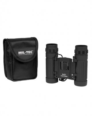 Mil-Tec Binoculars 8x21 - Black