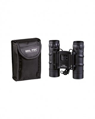 Mil-Tec Binocular 10x25 - Black