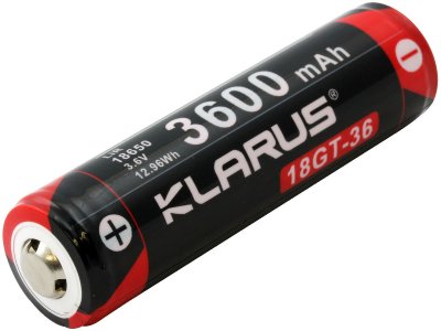 Klarus 18GT-36 18650 3600mAh Rechargeable Battery