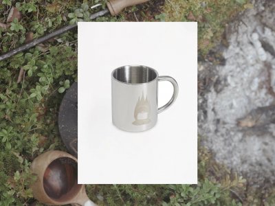 Lemmel Kaffe Rostfri "Elden" Dubbelvägg 220ml