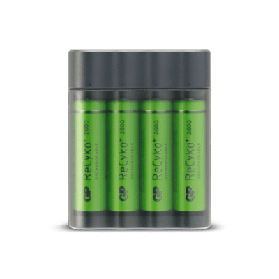 GP Charge AnyWay Batteriladdare inkl. Batterier