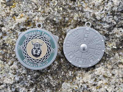 Midgards-Messer Coin Knife Vegvisir