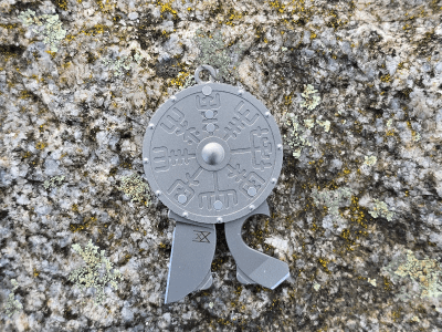 Midgards-Messer Coin Knife Vegvisir