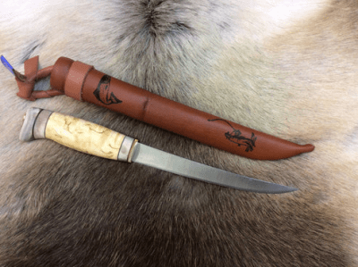 Wood Jewel Filet Knife 23FP