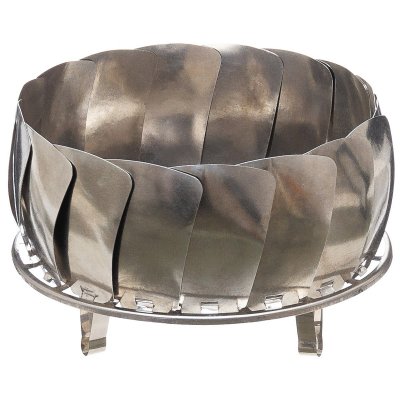 MFH Foldable Fire Bowl Stainless Steel 27x8cm