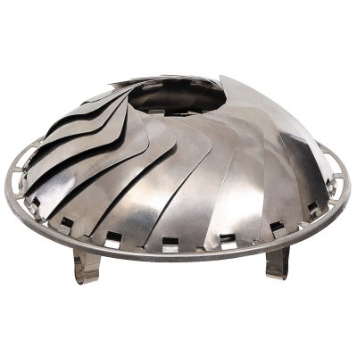 MFH Foldable Fire Bowl Stainless Steel 27x8cm