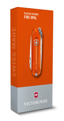 Victorinox Classic SD Transparent - Fire Opal