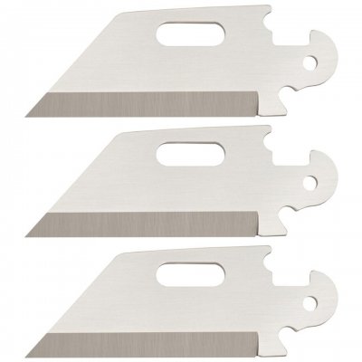 Cold Steel Click-N-Cut Utility Plain Edge Blades 3-pack
