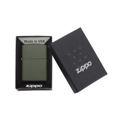 Zippo Matt Green