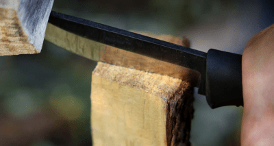 Peltonen M07 Ranger Puukko PTFE with Composite Sheath - Orange/Black