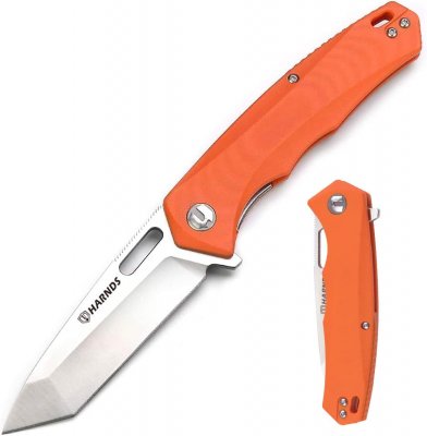 Harnds Pollux Fällkniv Orange