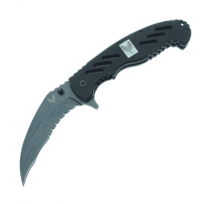 Combat Ready Knives Black Stonewash Linerlock