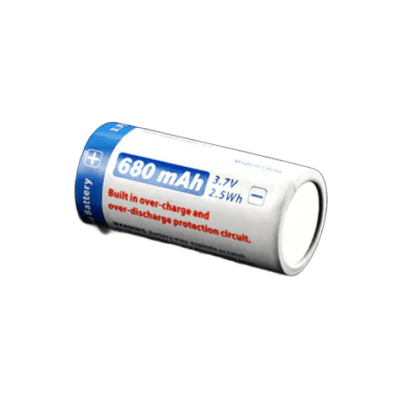 Niteye JETBeam Rechargable Li-on Batteri 680mAh 3,7v RCR123
