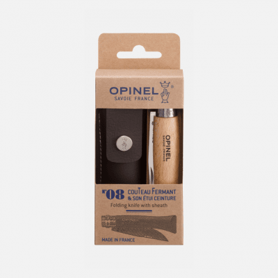 Opinel No8 Stainless Steel + Fodral