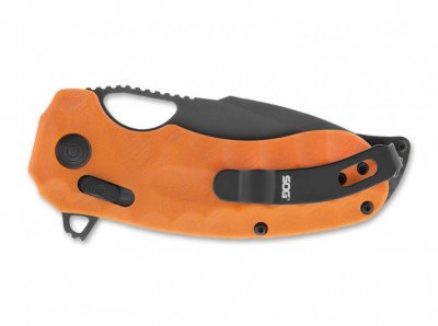 SOG KIKU XR LTE - Blaze Orange G10 + Carbon
