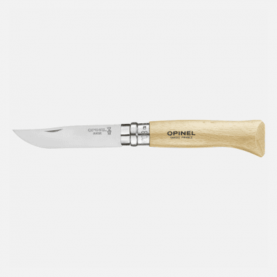 Opinel No8 Stainless Steel + Fodral