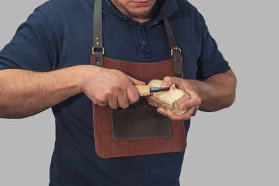 BeaverCraft AP5 Förkläde 1/2 Läder